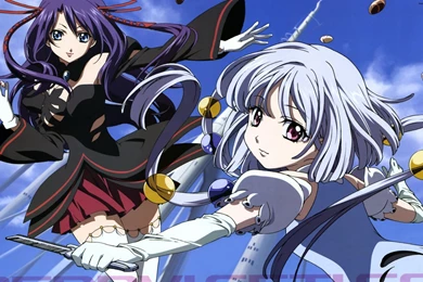 Download Wallpapers 1920x1080 Kiddy Grade, Girls, Move, Sky Full HD ...