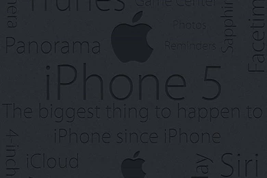 DeviantArt: More Like iPhone 5 Typography Wallpapers By Jreed91