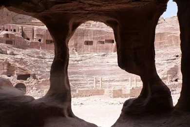 Ruins Jordan Archeology Theater Petra Wallpapers