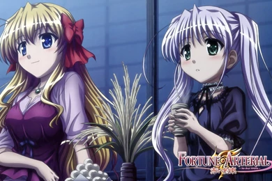 Wallpaper: Kimono, Fortune Arterial, Surprise, Girl, Smile, Anime ...