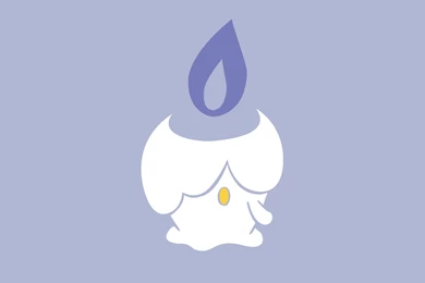 Pokemon Minimalistic Fire Purple Ghost Litwick Wallpapers ...