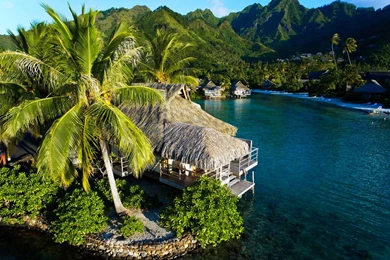 Moorea Island French Polynesia South Pacific   (
