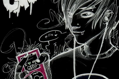 Emo Love Pictures Cartoon   Desktop Backgrounds