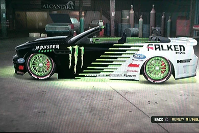 MONSTER ENERGY DRIFT MUSTANG MCLA MIDNIGHT CLUB LOS ANGELES (PS3 ...
