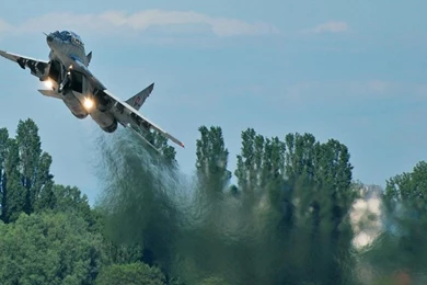 Mig 29 Fulcrum Slovakia Lights Wallpapers   (