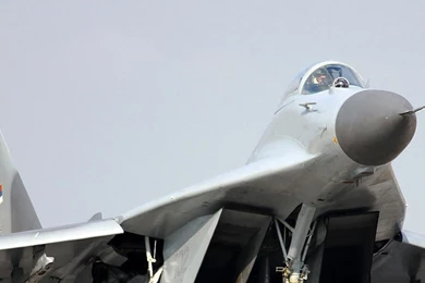 Download Wallpapers 2560x1024 Takeoff, Fighter, Mig 29, Aircraft ...