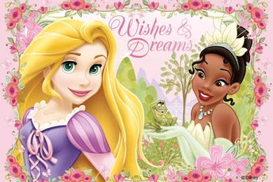Image   Disney Princess Tiana And Rapunzel Wallpaper.jpg   Disney ...