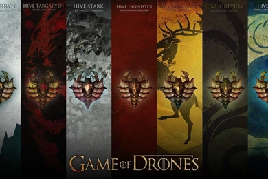Lannister Stark Targaryen Baratheon Tully Drones Zergling ...