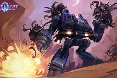 StarCraft, Fight, Zerg, Terran, Blizzard Entertainment, Artwork ...