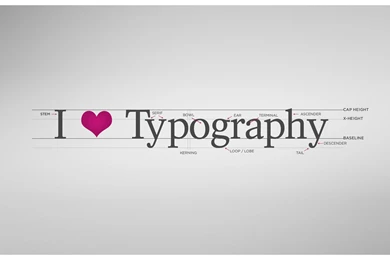 Download The I Heart Typography Wallpaper, I Heart Typography ...
