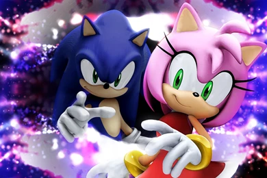 Sonic And Amy[1] By Light Rock On DeviantArt