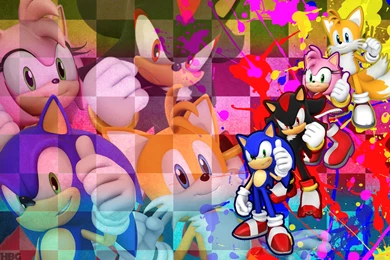 Sonic, Shadow, Amy And Tails   Wallpapers By SonicTheHedgehogBG On ...