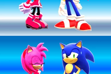 Sonic And Amy Winter Wallpaper3 By 9029561 On DeviantArt