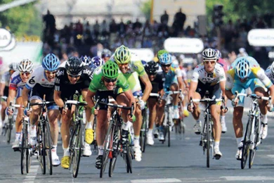 Green Jersey Cavendish Group Sprint   Sports Wallpapers Image ...