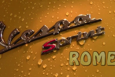 Vespa Sprint In Rome   YouTube