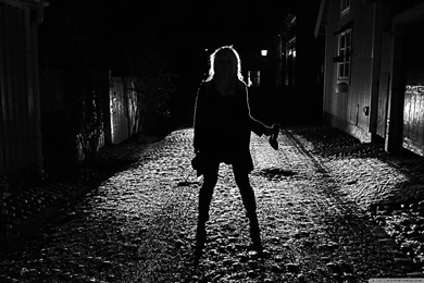 Girl Silhouette HD Desktop Wallpapers : High Definition ...