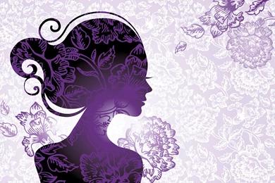 Download Wallpapers Style, Woman, Silhouette, Profile, Eyelashes ...