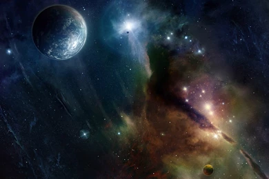 Space Art : Space And Astronomical Art : Galaxies, Stars & Nebulae ...