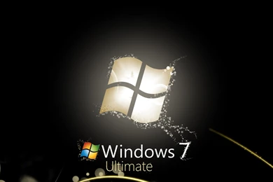 Windows 7 Ultimate Bright Black HD Desktop Wallpapers : Widescreen ...