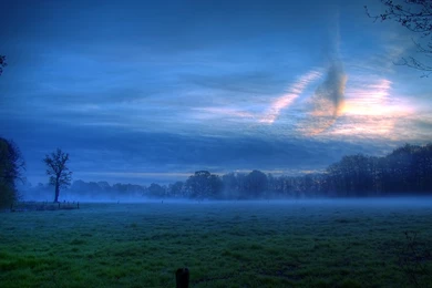 Wallpapers Torres Hp Windows Nature Mist Over The Field High ...