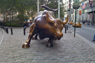 Wall Street Bull Statue Wallpapers