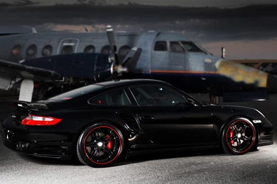 Porsche 911 Turbo Black – Super Cars HD Wallpapers