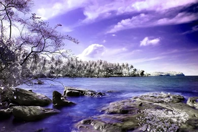 Nature Winter Season Coast Seas Rivers 1680x1050 Wallpapers ...
