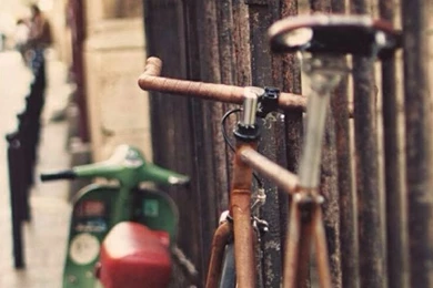 Retro Bicycle And Scooter Hipster iPhone 5 Wallpapers / IPod ...