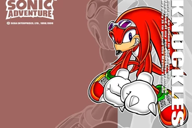Image   Wallpapers   Games   Sonic Adventure   Knuckles.jpg   Sonic ...
