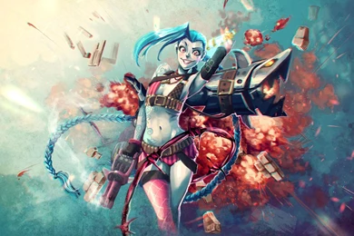 League Of Legends Jinx Wallpapers HD Free Download