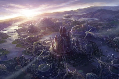 Artwork Cityscapes Fans Fantasy Art Wallpapers