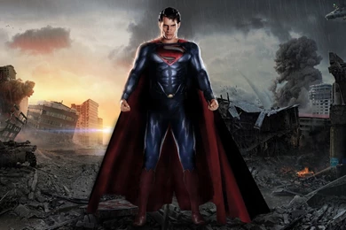 48980 Man Of Steel Superman In The Rain 1920x1080 Movie Wallpapers ...