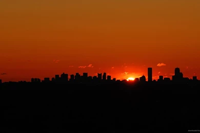 Download 1920x1080 Beautiful Industrial Sunset Wallpapers