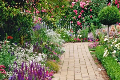 Flower Garden: Full Sun Perennial Flower Garden Design Home Blog ...