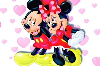 Wallpapers Mickey Baby And Minnie Mouse In Love Coloring Pages ...