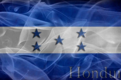 Large Size Honduras Flag Smoky Design Wallpapers – Travel Around ...