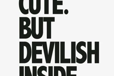 Cute But Devilish Inside Quote iPhone 5 Wallpapers / IPod Wallpapers ...