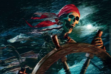 Sea Pirate Skull Wallpapers