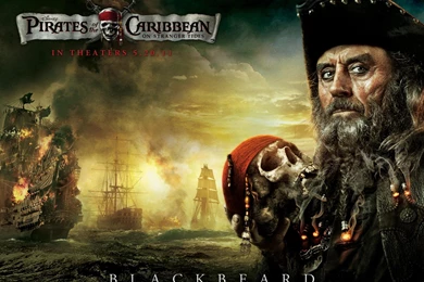 Wallpapers Pirates Of The Caribbean Strange Beard Skull Hd ...
