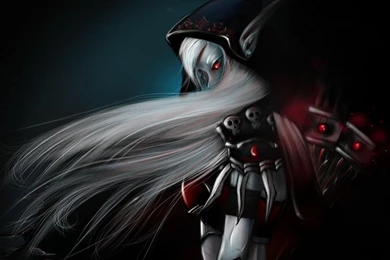 Download Wallpapers 1920x1080 Girl, Elfeyka, Demon, Hand, Hair Full ...