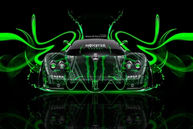Monster Energy Pagani Zonda C12 Plastic Car 2014 « El Tony