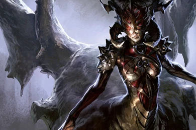 Demon Girl iPad 3,4 & Air Wallpapers