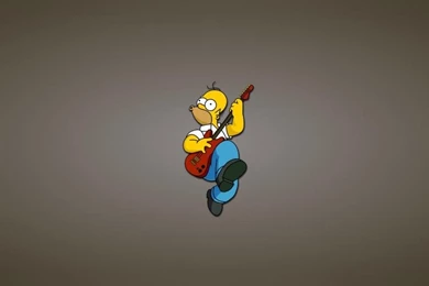 Homer Simpson Play Guitar Wallpaper,The Simpsons HD Wallpapers ...