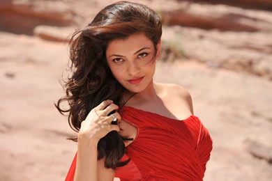 Kajal Agarwal Red Dress HD Wallpapers   Desktop Wallpapers