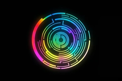 Music Colorful Groups Circles Labyrinth Rainbows Pendulum Black ...