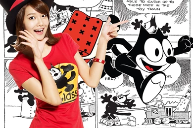 SNSD SPAO Felix The Cat   Girls Generation/SNSD Wallpapers ...