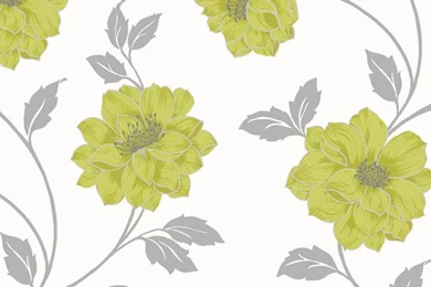 Homebase Feature Wall Camilla Wallpapers – Green