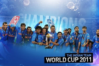 Team India   ICC World Cup 2011 Winners