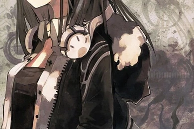 Tomboy Anime Girl With Headphones