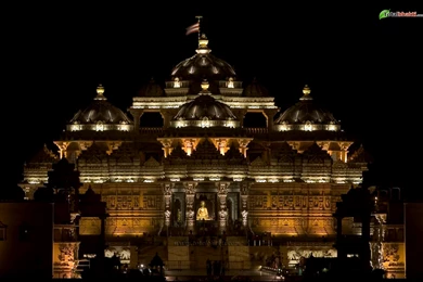 Temple Wallpaper, Hindu Wallpaper, Akshardham Temple Wallpapers ...